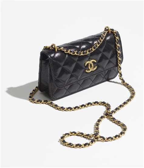 chanel phone holder clutch|Flap phone holder with chain .